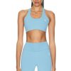 Women Sporty & Rich Activewear | Runner Sports Bra Atlantic & White