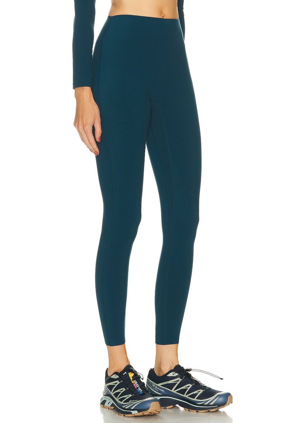 Women Le Ore Activewear | Bella Bonded Legging Reflecting Pond