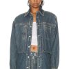 Women Isabel Marant Jackets & Coats | Pearl Denim Jacket Dark Blue