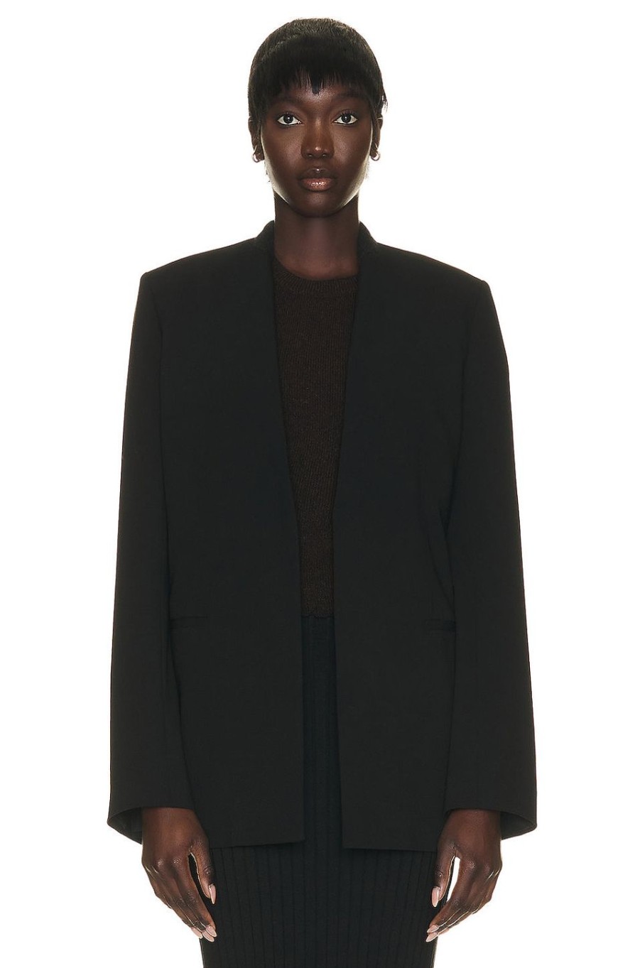 Women The Row Jackets & Coats | Bartholomew Jacket Black