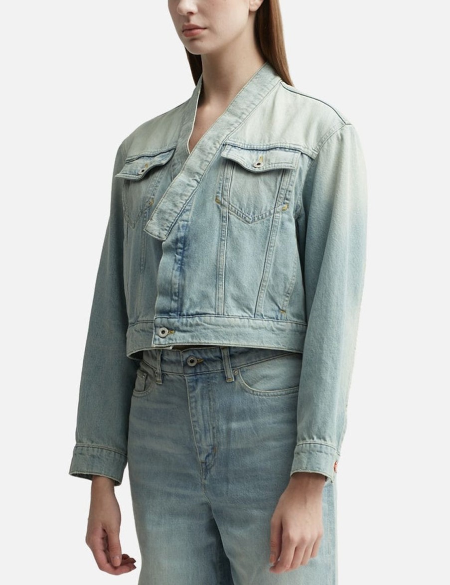 Women Kenzo Jackets & Coats | Denim Kimono Jacket Blue