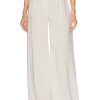 Women MATTHEW BRUCH Pants | Button Pleated Trouser Oatmeal