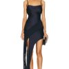 Women Helmut Lang Dresses | Slash Slip Dress Navy