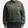 Women Kenzo Jackets & Coats | Kenzo 3D Bomber Jacket Green