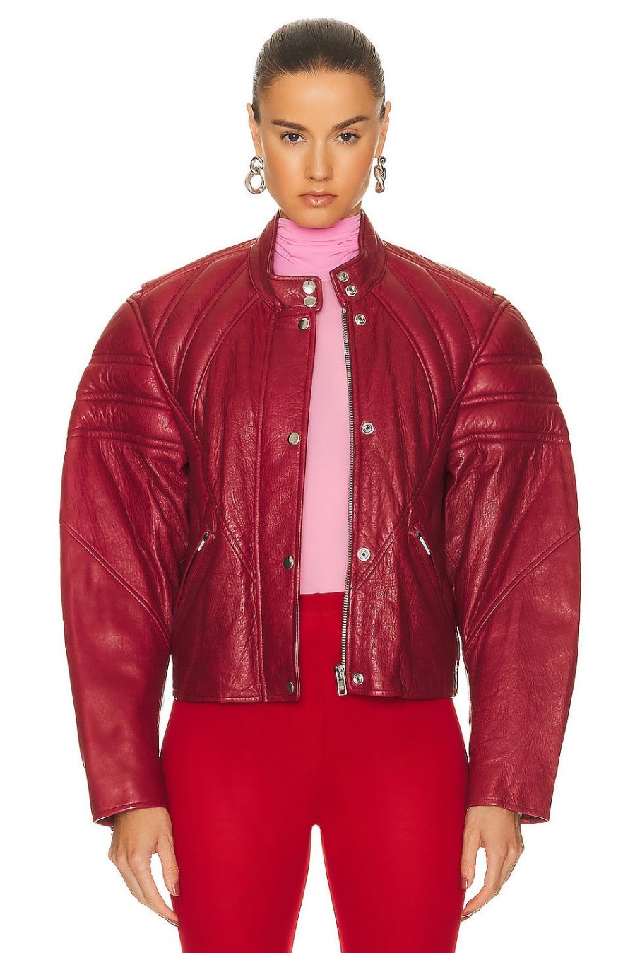 Women Isabel Marant Jackets & Coats | Chady Jacket Magenta