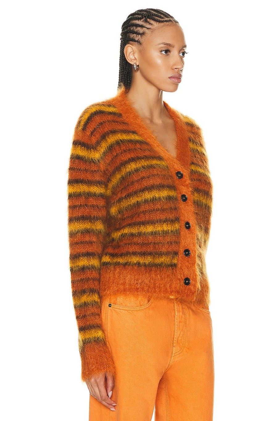 Women Marni Sweaters & Knits | Long Sleeve Cardigan Lobster