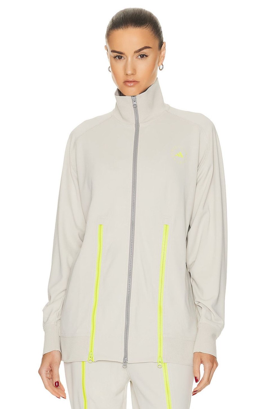 Women adidas by Stella McCartney Activewear | Tca Sportswear Track Sweater Gobi