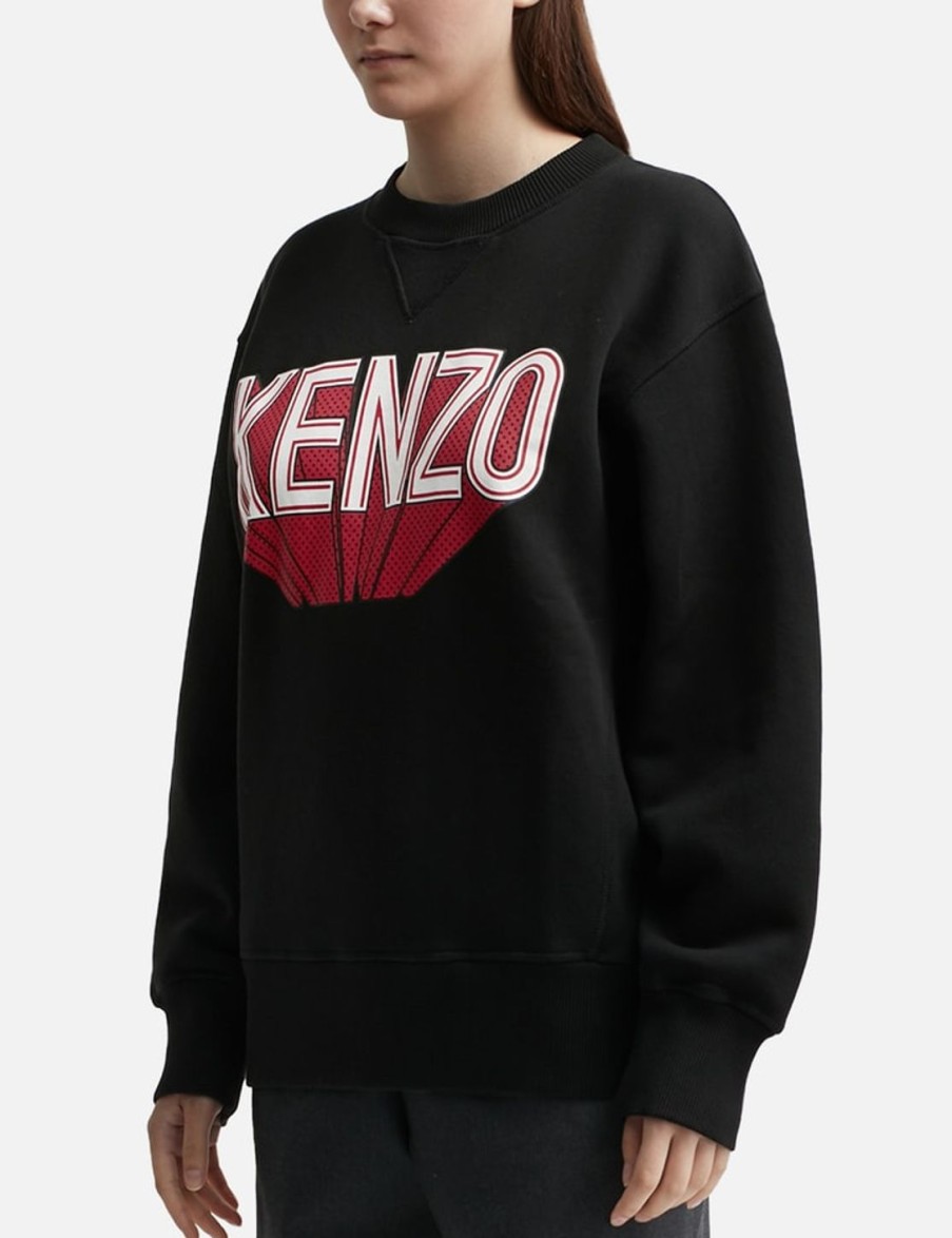 Women Kenzo Sweaters & Knits | 3D Oversized Sweatshirt Black