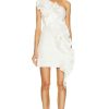 Women Aje Dresses | Adelia Ruffle Mini Dress Ivory