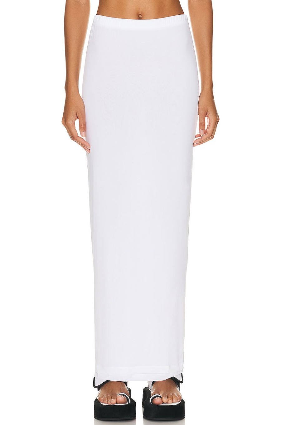 Women WARDROBE.NYC Skirts | Layered Tube Skirt White