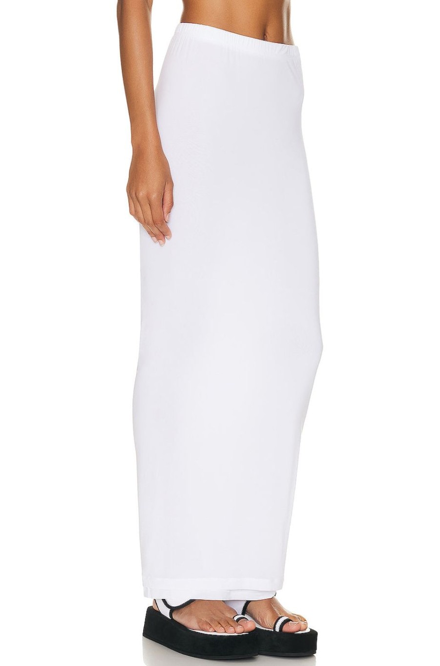 Women WARDROBE.NYC Skirts | Layered Tube Skirt White