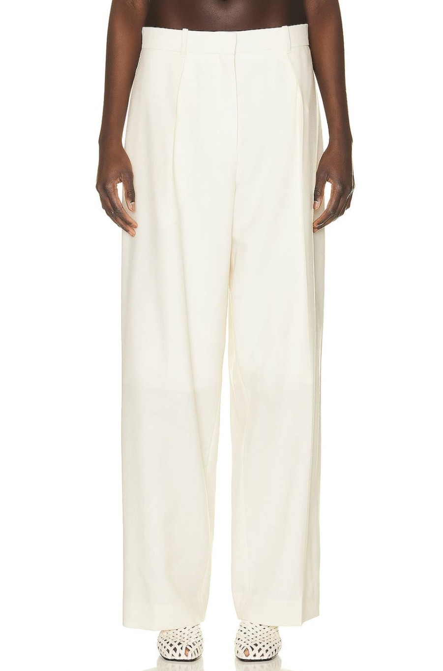 Women The Row Pants | Marce Pant Ivory