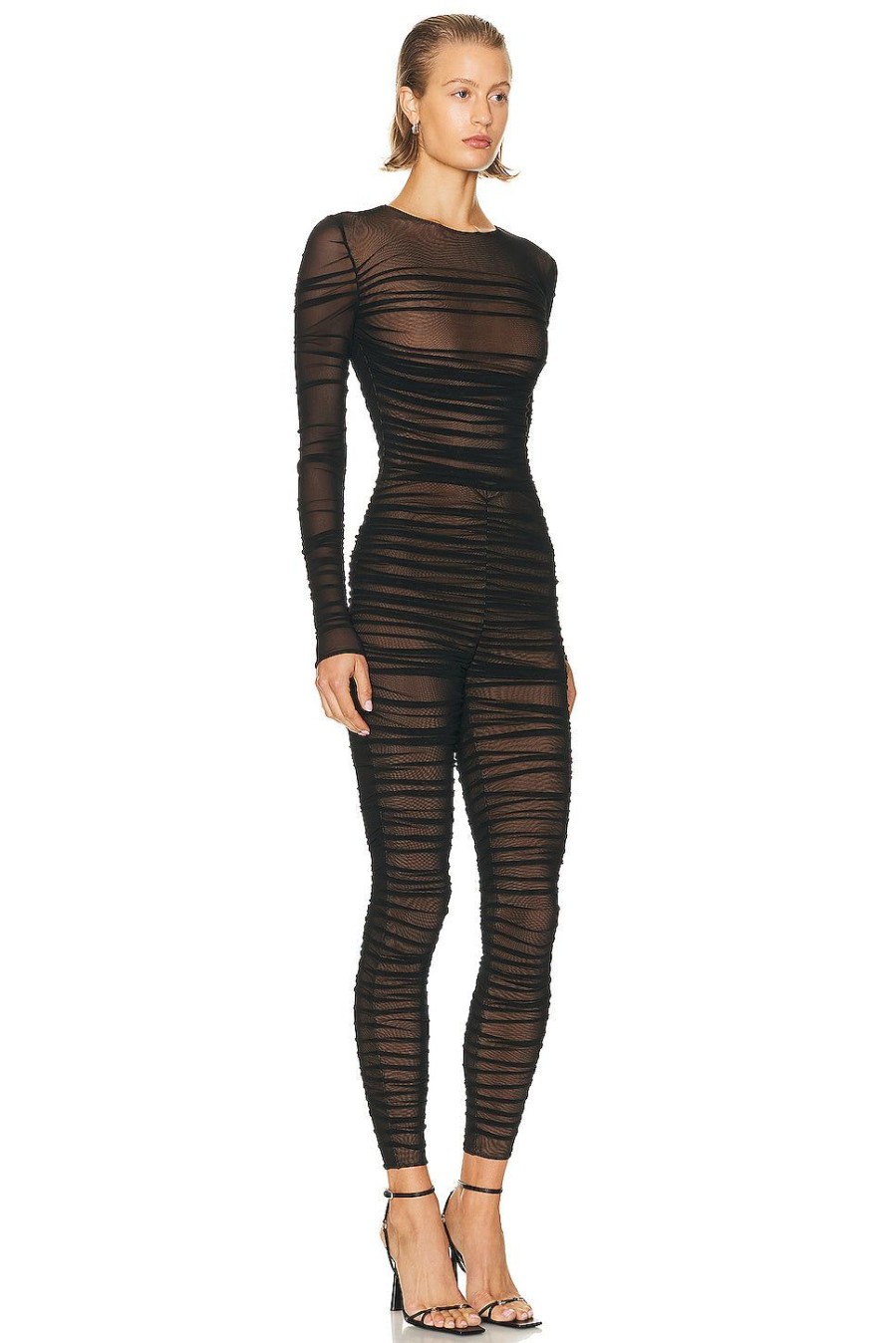 Women SER.O.YA Jumpsuits & Rompers | Virgo Catsuit Black