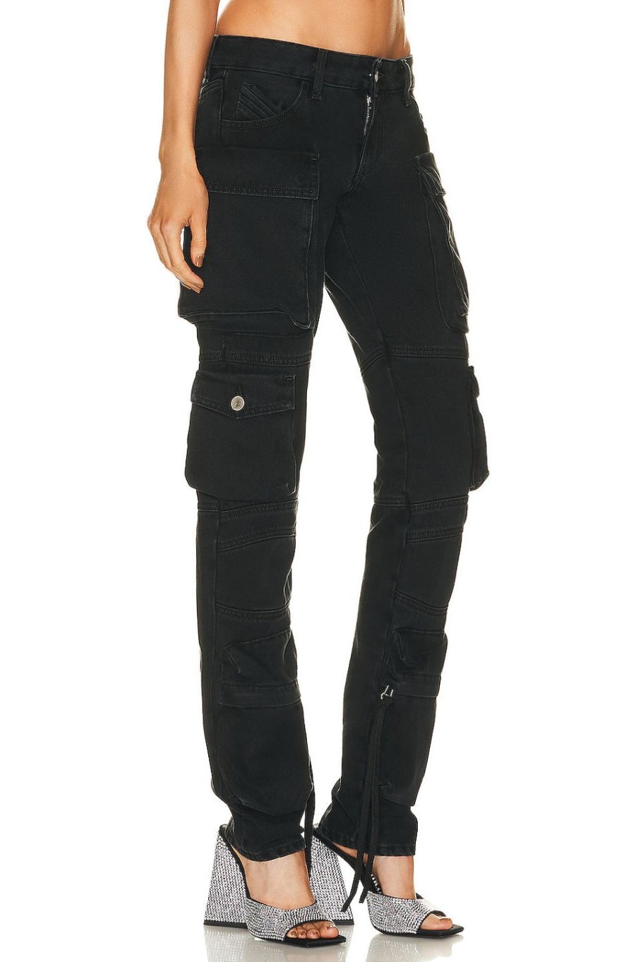 Women THE ATTICO Pants | Essie Long Pant Black