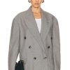 Women Isabel Marant Jackets & Coats | Klero City Costard Blazer Ecru & Black