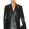 Women Stella McCartney Jackets & Coats | Double Breasted Jacket Black