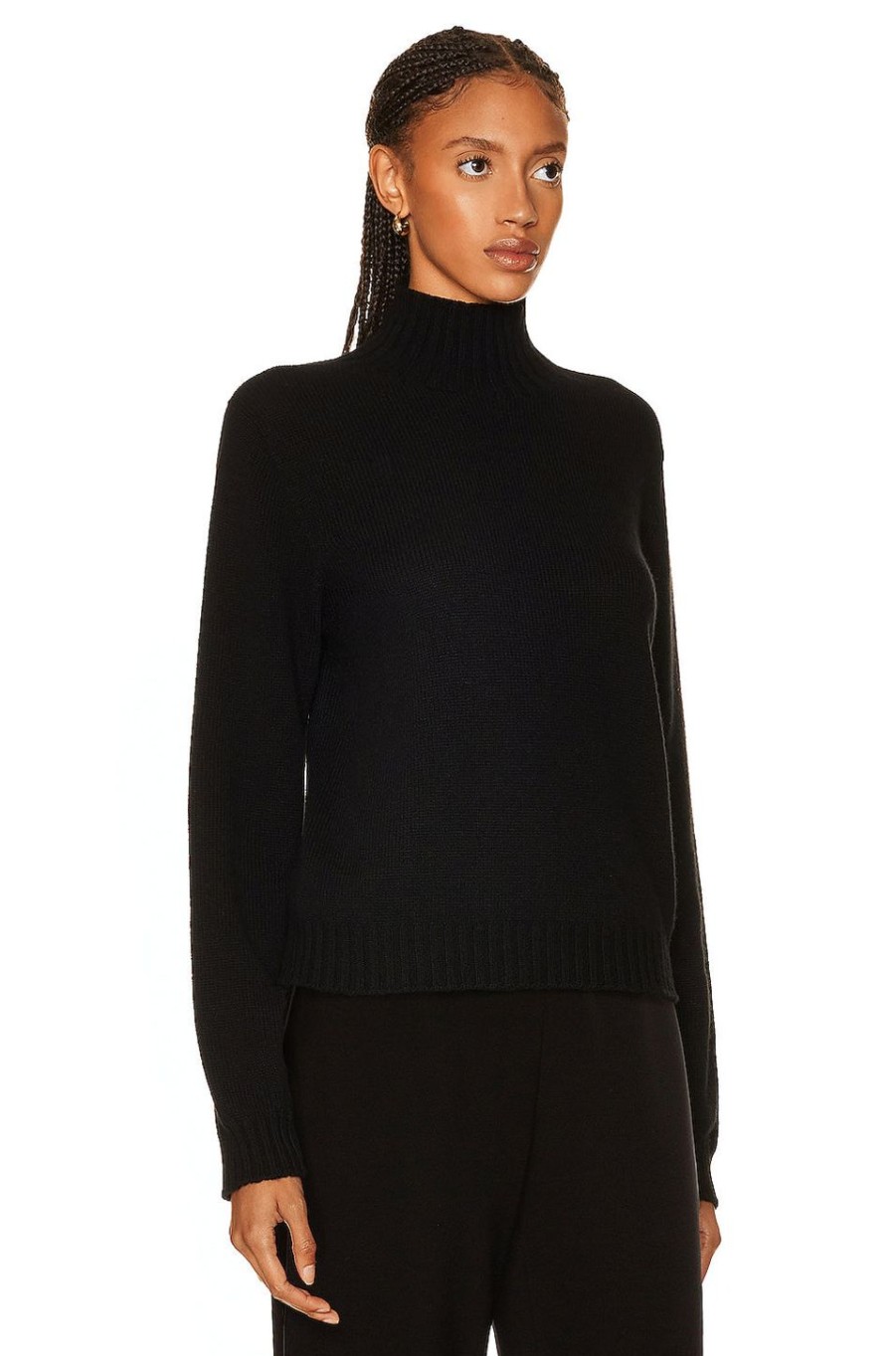 Women The Row Sweaters & Knits | Kensington Top Black