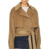 Women Nanushka Jackets & Coats | Satoyo Jacket Khaki