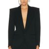 Women Saint Laurent Jackets & Coats | Blazer Jacket Noir