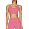 Women Varley Activewear | Lets Go Elsie Bra Rose Wine