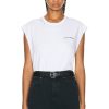 Women RTA Tops | I Am No Angel Boxy Tee White