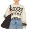 Women Ganni Sweaters & Knits | Long Sleeve Sweater Egret