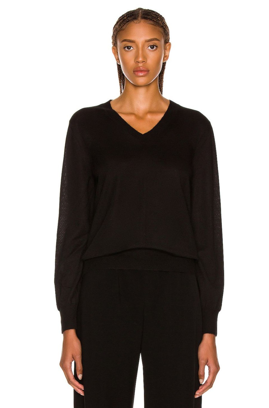 Women The Row Sweaters & Knits | Stockwell Sweater Black