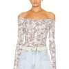 Women Isabel Marant Tops | Jiler Printed Top White