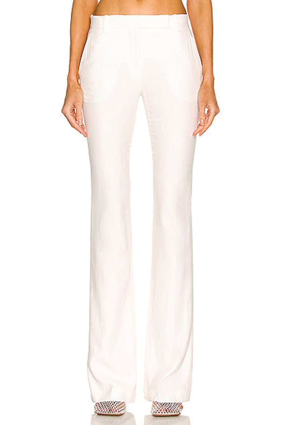 Women Alexander McQueen Pants | Tailored Pant Light Ivory