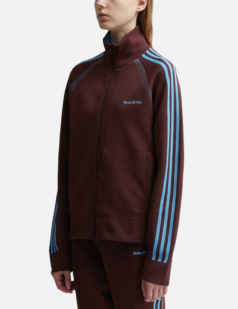 Women Adidas Originals Sweaters & Knits | Wales Bonner Statement Knit Track Top Brown