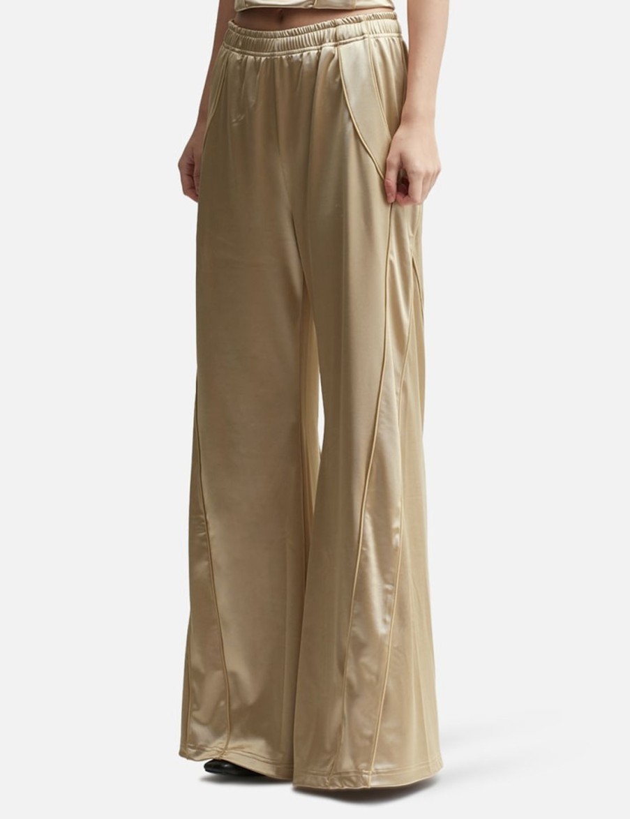 Women MM6 Maison Margiela Pants | Piped Pants Gold