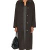 Women Toteme Jackets & Coats | Double Car Coat Chocolate Melange