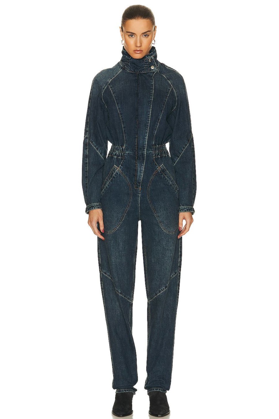 Women Isabel Marant Jumpsuits & Rompers | Kimea Jumpsuit Dark Blue