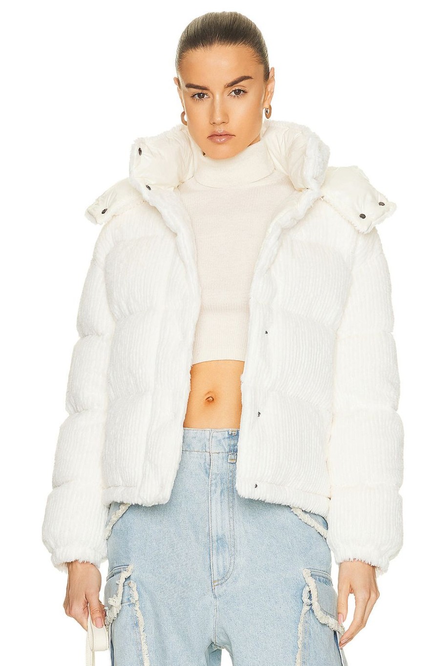 Women Moncler Jackets & Coats | Daos Jacket White