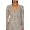 Women R13 Jackets & Coats | Flat Sleeve Blazer Oatmeal