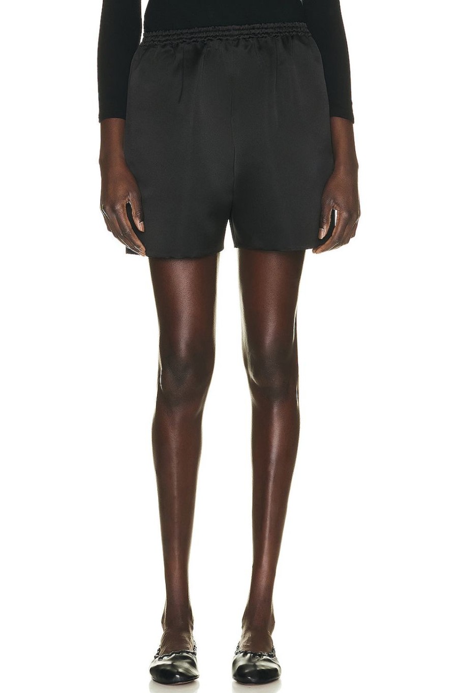 Women The Row Shorts | Gunther Short Black