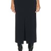 Women Isabel Marant Skirts | Madelia Fluid Tailleur Skirt Black