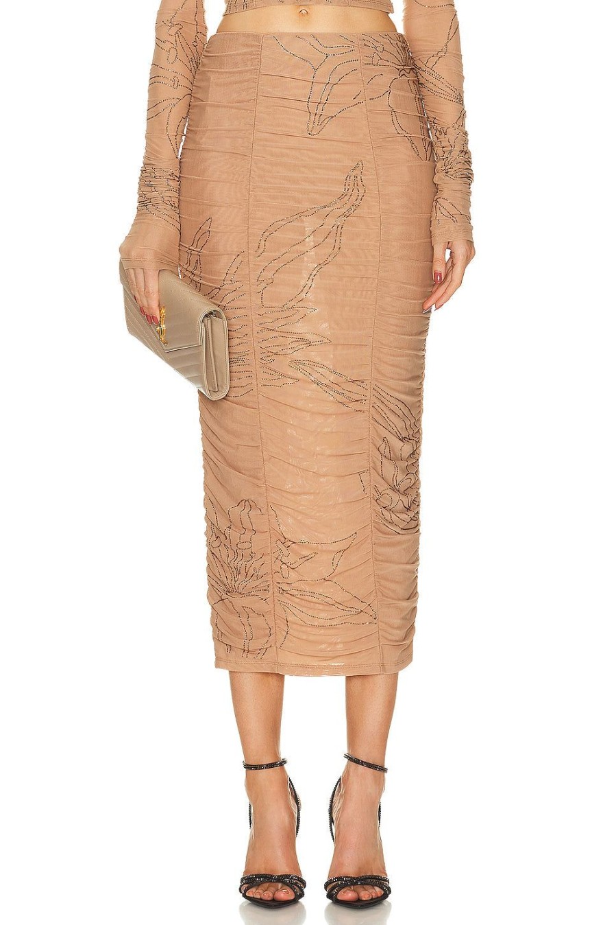 Women ROCOCO SAND Skirts | Dream Midi Skirt Nude