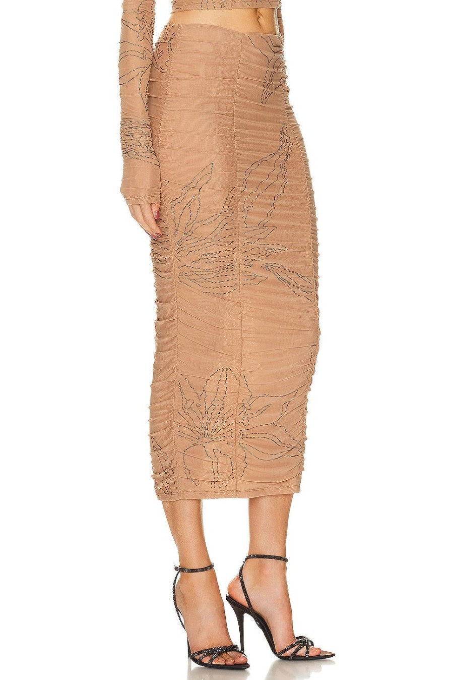 Women ROCOCO SAND Skirts | Dream Midi Skirt Nude