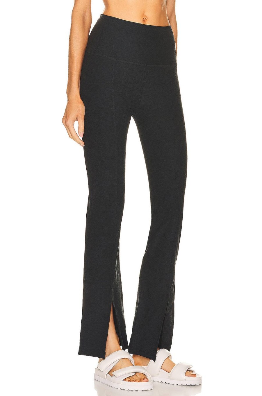 Women Beyond Yoga Activewear | Spacedye High Waisted Make The Cut Pant Darkest Night