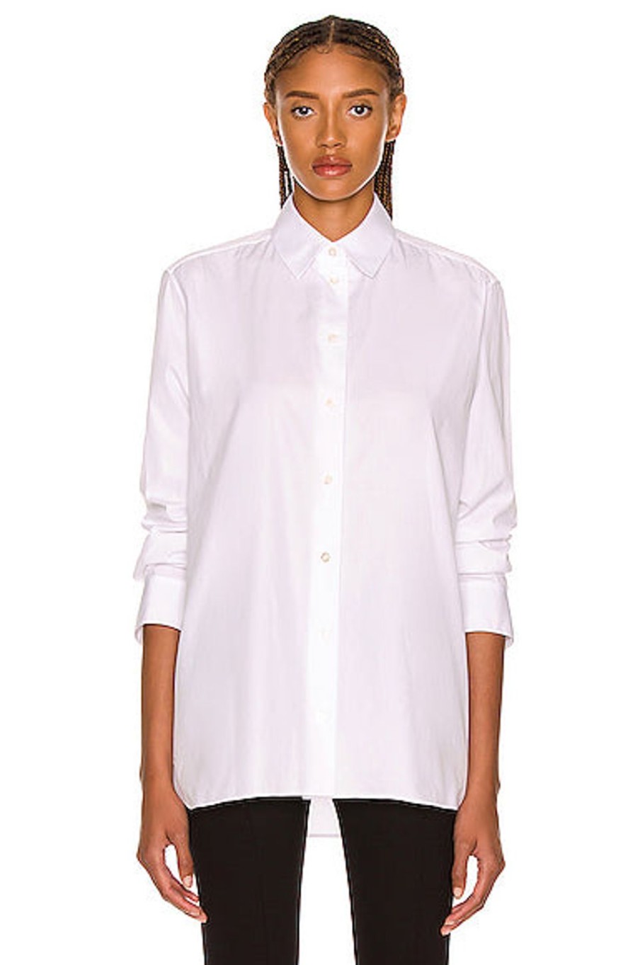 Women The Row Tops | Sisilia Shirt Optic White