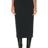 Women Alexander Wang Skirts | Fitted G String Long Skirt Black