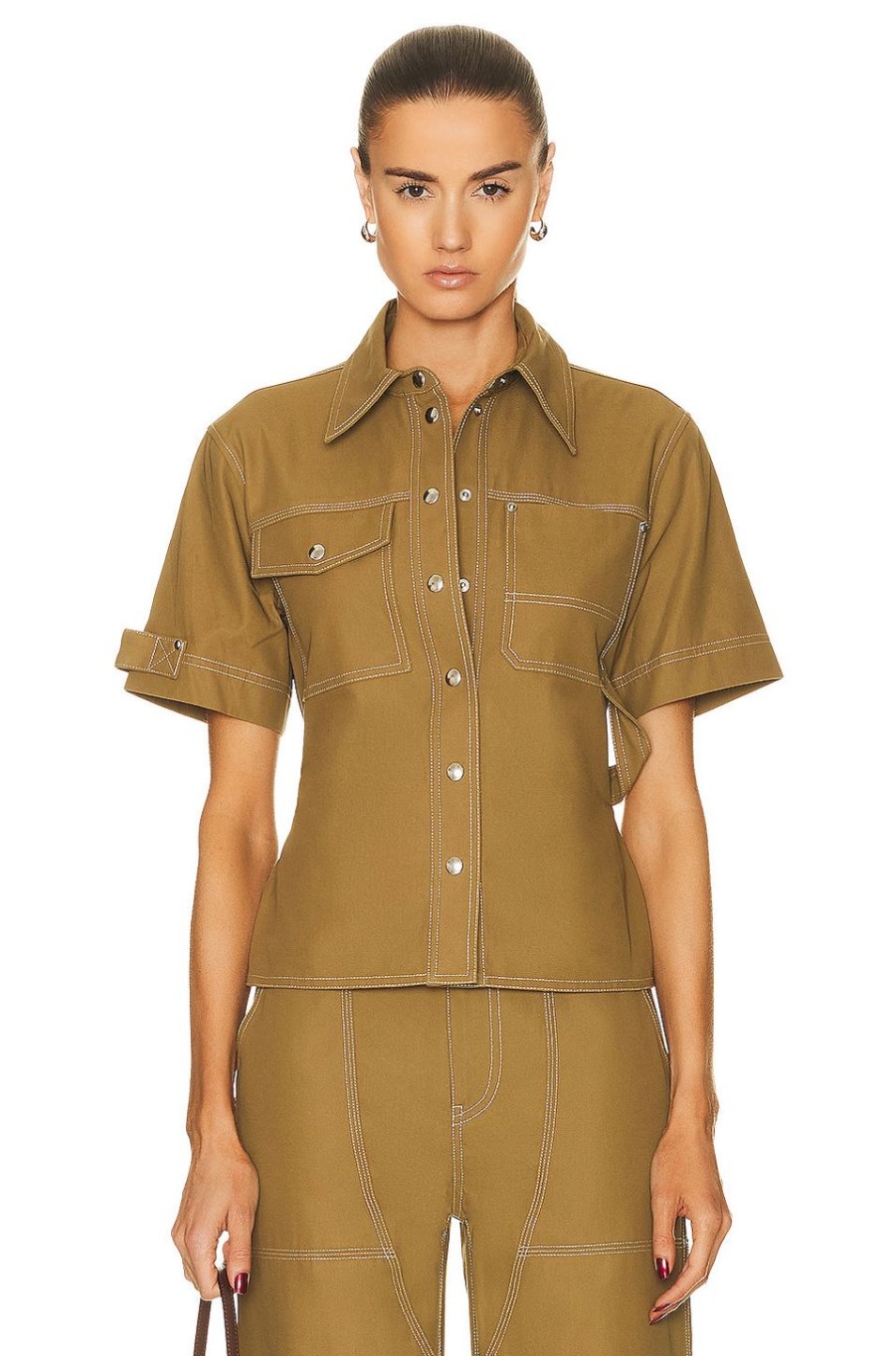 Women Helmut Lang Tops | Utility Shirt Morass