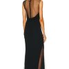 Women Helmut Lang Dresses | Sheer Insert Dress Black