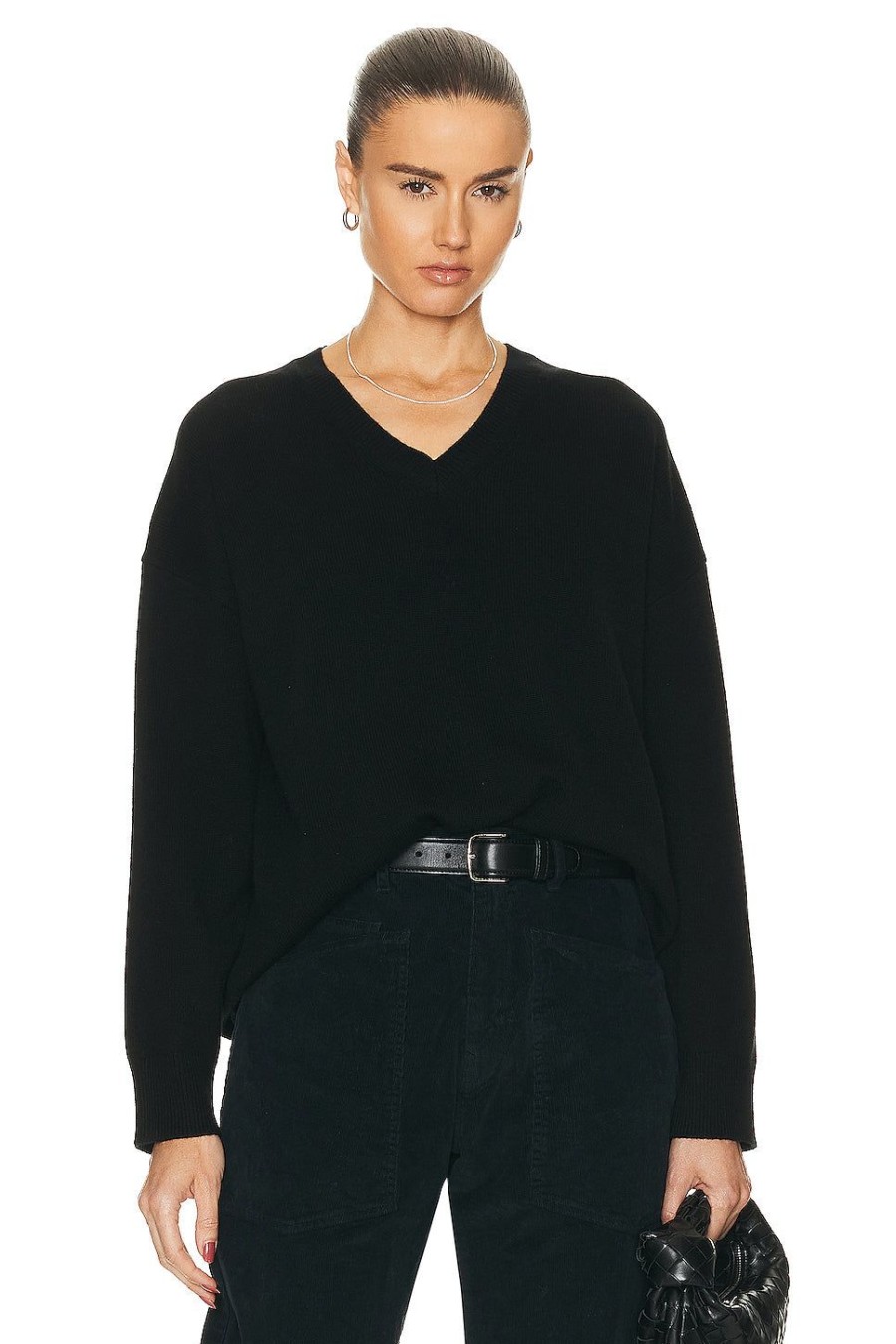 Women NILI LOTAN Sweaters & Knits | Shagen Sweater Black