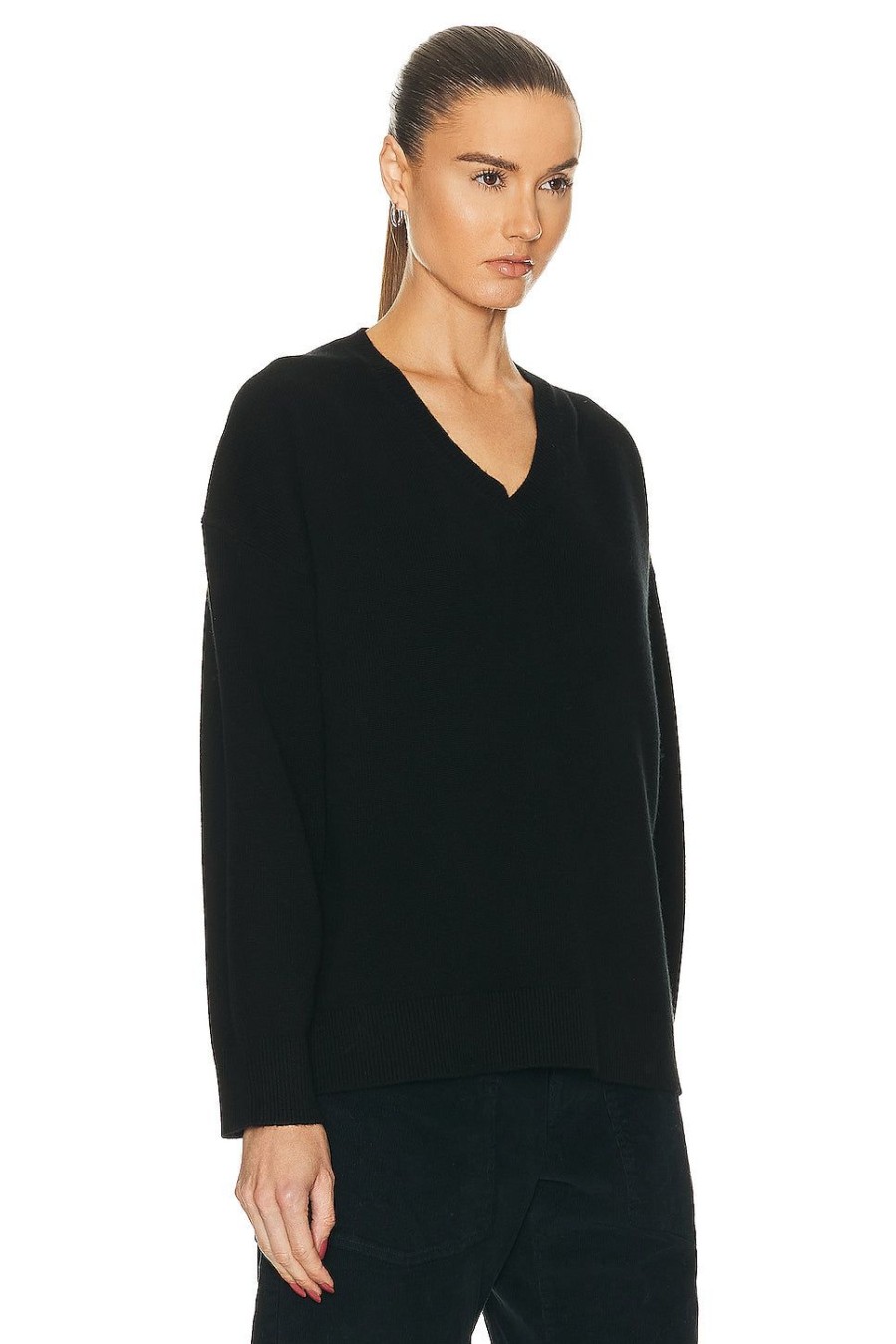 Women NILI LOTAN Sweaters & Knits | Shagen Sweater Black