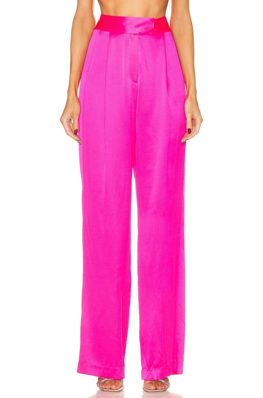 Women The Sei Pants | Wide Leg Trouser Hot Pink