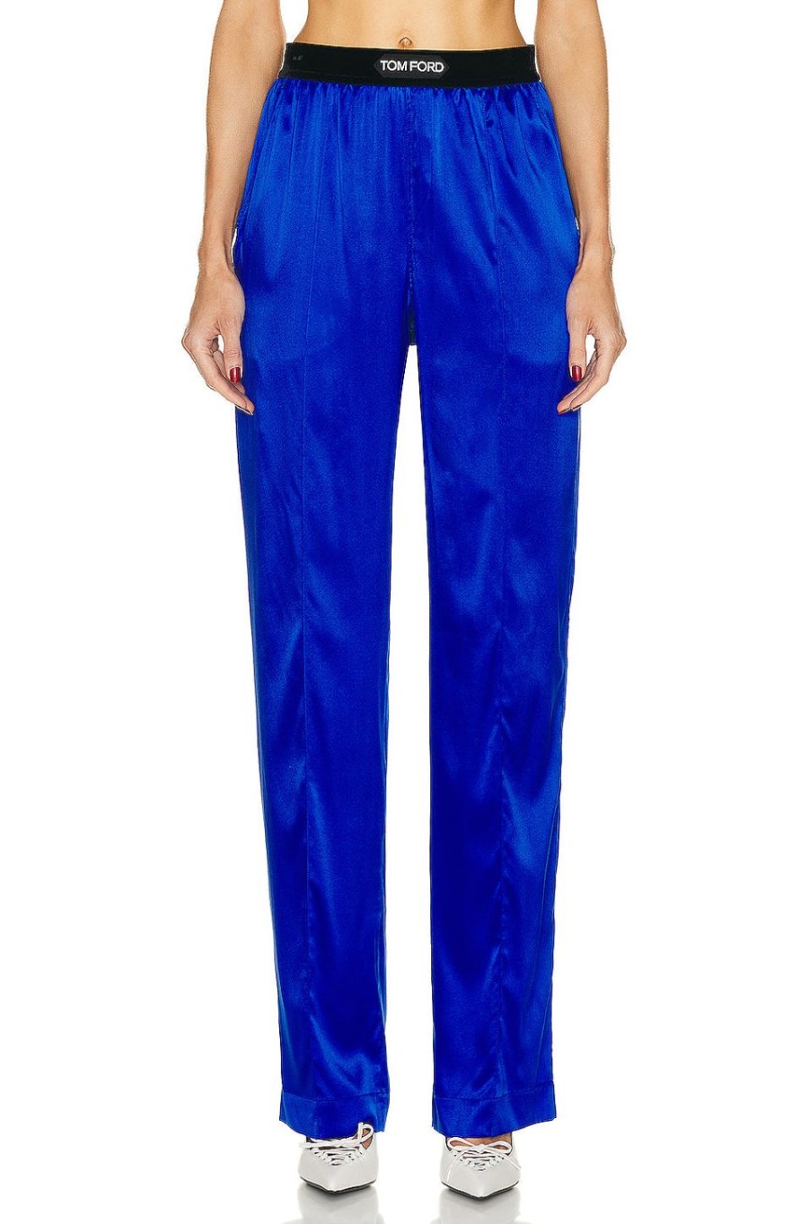 Women TOM FORD Pants | Stretch Pj Pant Cobalt Blue