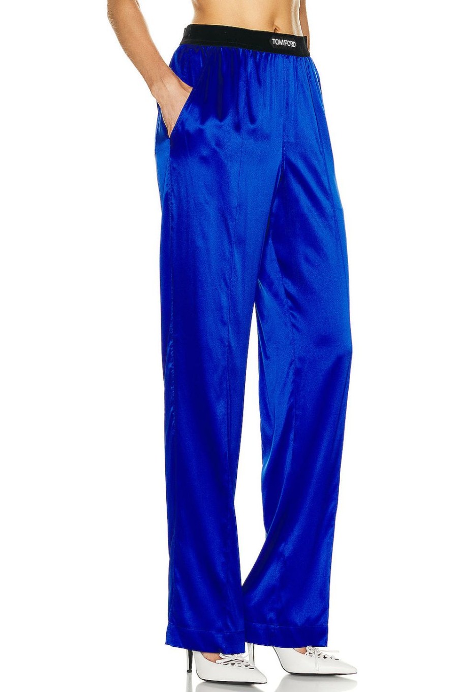 Women TOM FORD Pants | Stretch Pj Pant Cobalt Blue