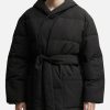 Women Kenzo Jackets & Coats | Kimono Down Jacket Black